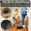 Self Empty Dustin Wi-Fi Connected Self-Emptying Robot Vacuum and Mop-89823957