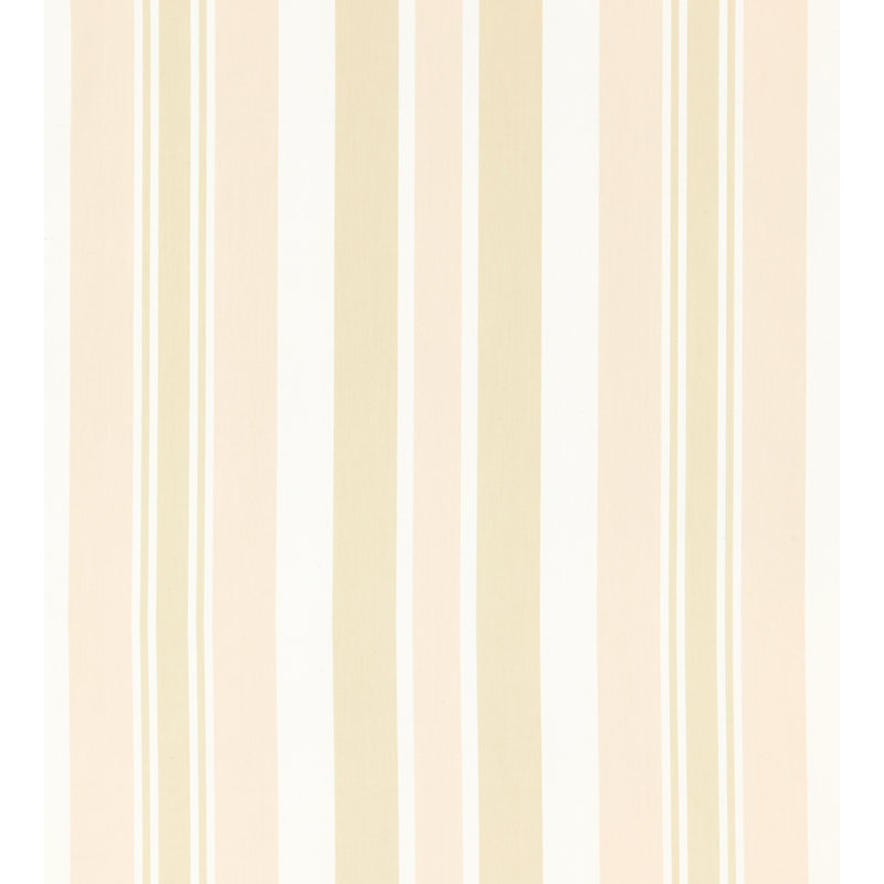 Chatham Mayfair Cotton Stripe Fabric, Pink Sand
