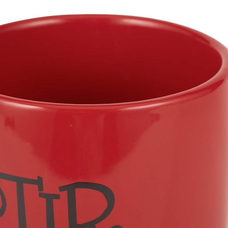 Pot à ustensiles en céramique Stir It Up, Rouge