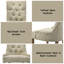 Ensemble de 2 chaises d'appoint en tissu beige et finition chêne récupéré-1562999433-1562999436