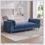 Banc de bout moderne rembourré avec accoudoirs, méridienne en chenille pour plus de confort et de style