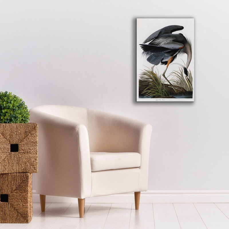  «Great Blue Heron» par Stellar Design Studio, art mural sur toile, 18 po x 26 po