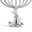White Orchid Menorah