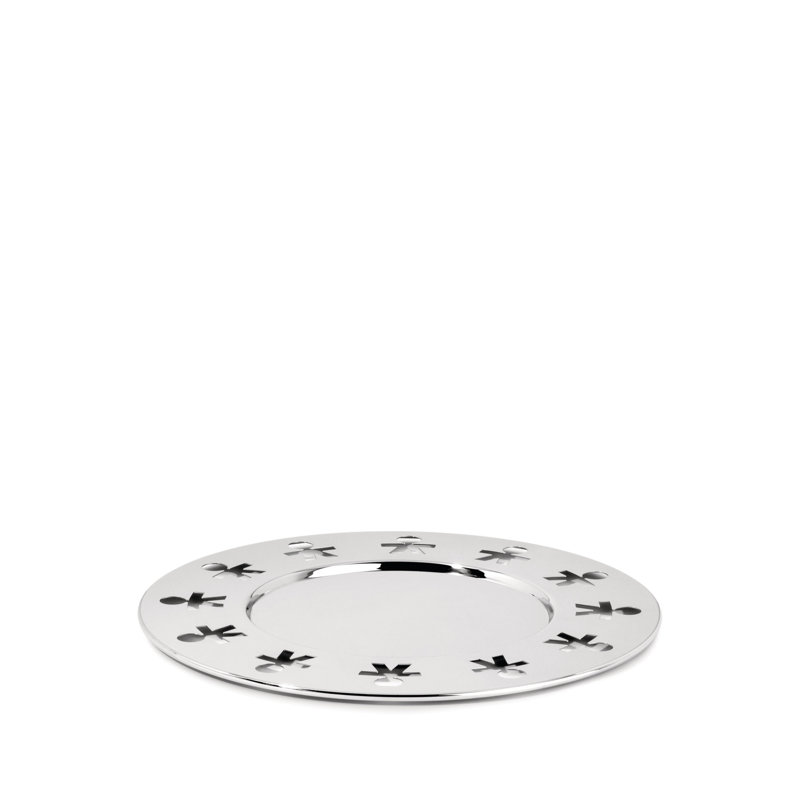 Girotondo Stainless Steel Round 1 Piece Placemat