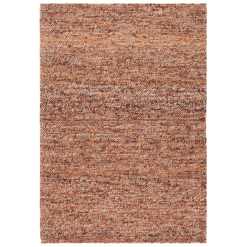 Ellman Hand Woven Jute/Wool Rug in Brown, Rectangle 3' x 5'