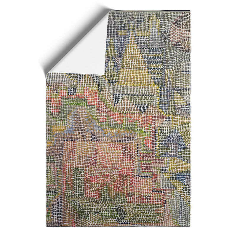 Castle Garden by Paul Klee - Frameless Print, 59cm H x 42cm W x 0.1cm D