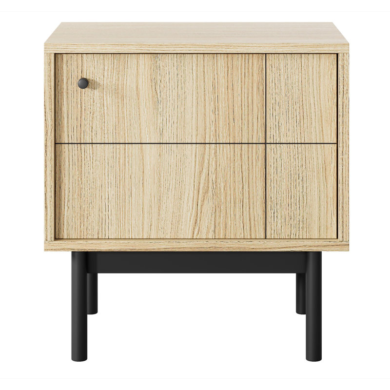 54cm W Manufactured Wood Bedside Table