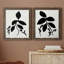 Silhouette Garden I - ensemble de 2 peintures sur toile encadrées-203689560-203689562
