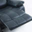 Fauteuil inclinable et oscillant bleu en cuir-664949916-664949922