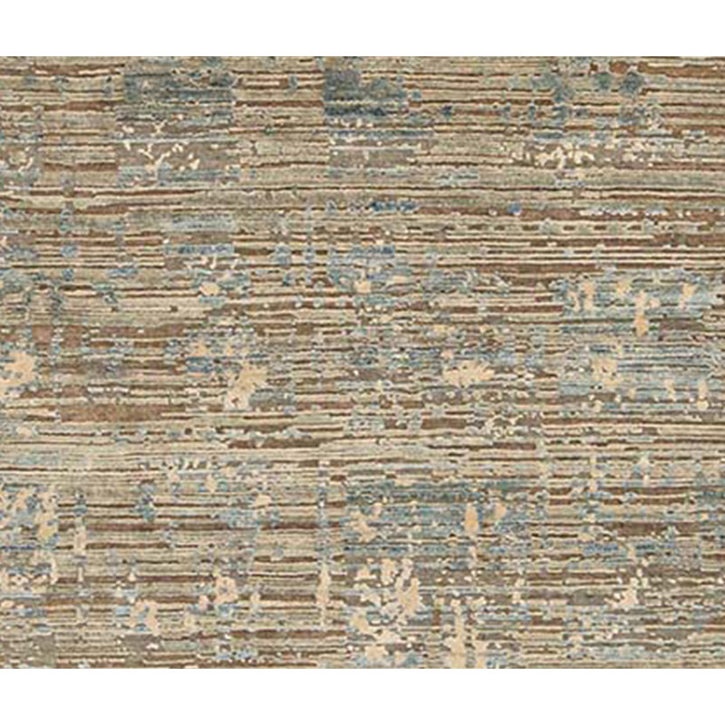 Handmade Silk and Wool Area Rug, Rectangle 8' x 10'