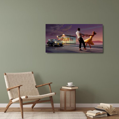 Red Barrel Studio® Consani, Chris Gallery Wrapped Canvas Art Titled: Night Dance