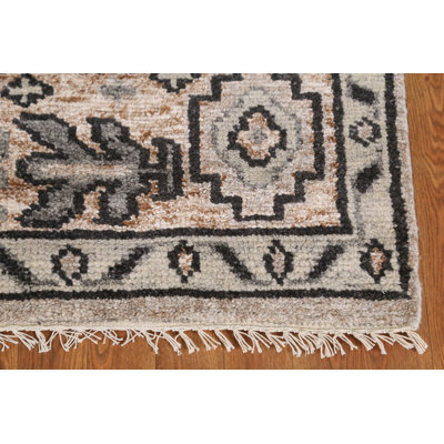 Geometric Oushak Indian Area Rug 8x10
