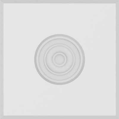 Standard Sedgwick Bullseye Rosette with Beveled Edge