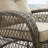 Modesto 4-Person Wicker / Rattan Outdoor Sofa Seating Group with Glass-Top Shelf-Storage Table & Cushions-681061033