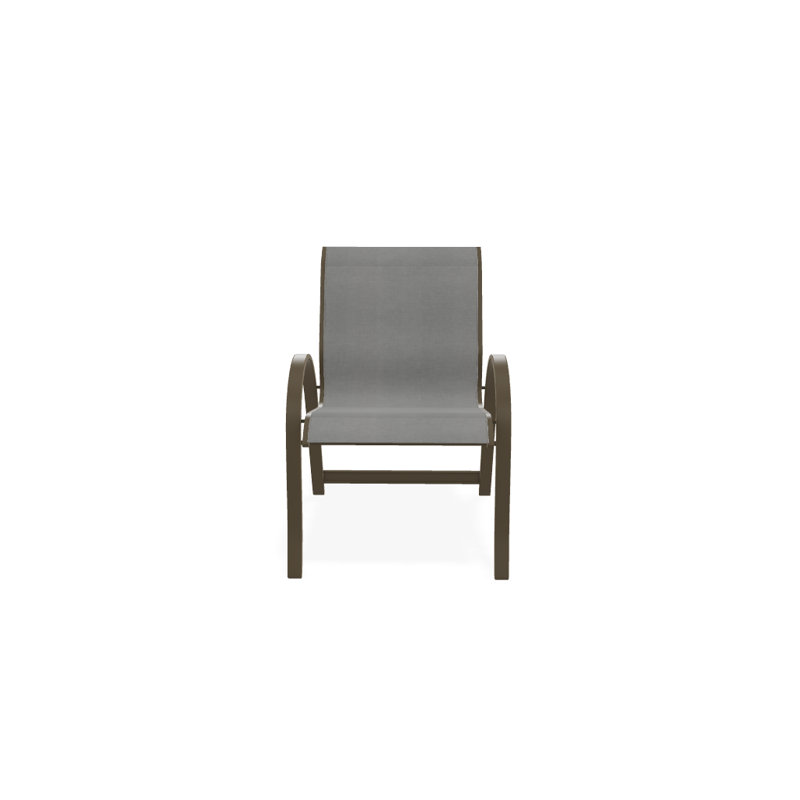 Aruba Outdoor Dining Armchair, Beachwood