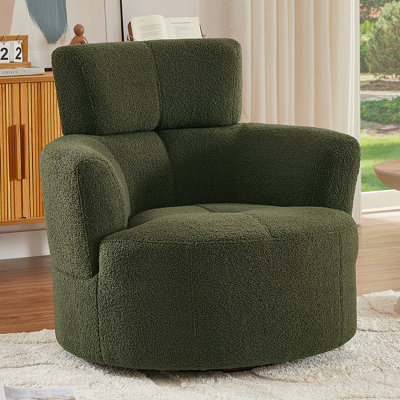 Fauteuil demi-tonneau pivotant l 36,98 po