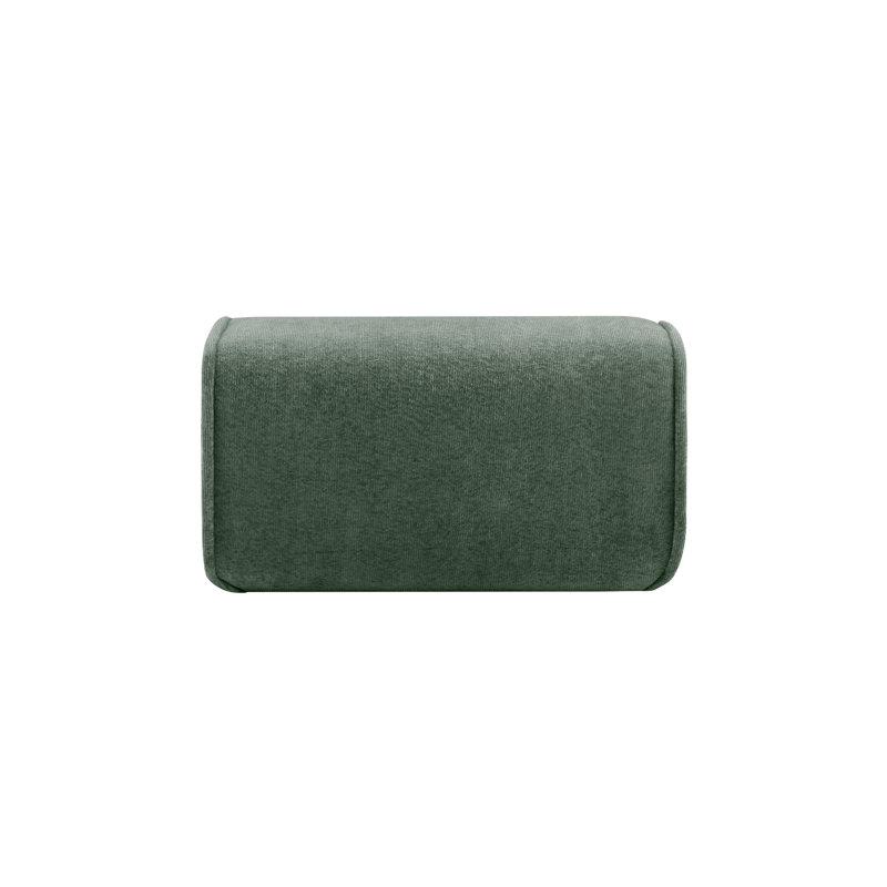Repose-pieds Harrison en velours - vert, Vert