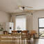 Ventilateur de plafond 72 po à 6 vitesses avec télécommande
