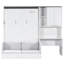 Multi-Functional Murphy Bed with Sofa, Desk, and Storage Cabinet-396899875