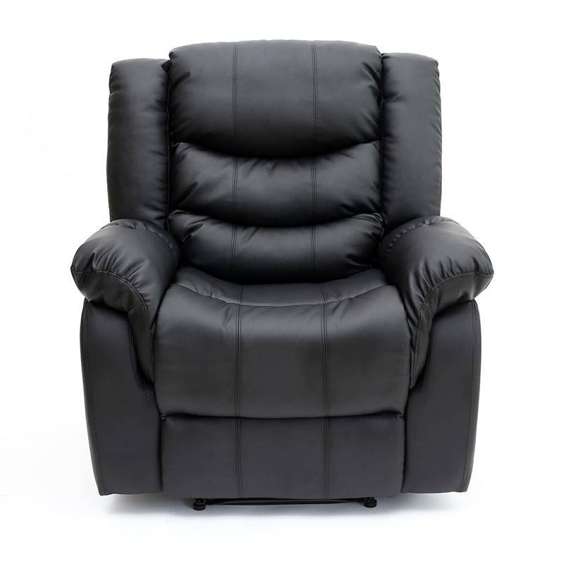 Lancashire 97cm Wide Standard Recliner, Black