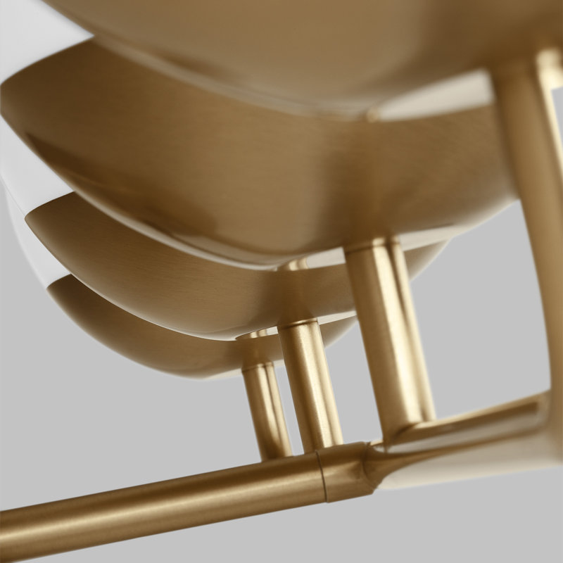 Avoca 4 - Light Dimmable Vanity Light, Satin Brass