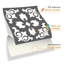 38.1cm W x 38.1cm L PVC Peel and Stick Mosaic Tile