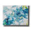  «Abstract Pouring P» par Jean Plout, art mural sur toile, 34 po x 26 po