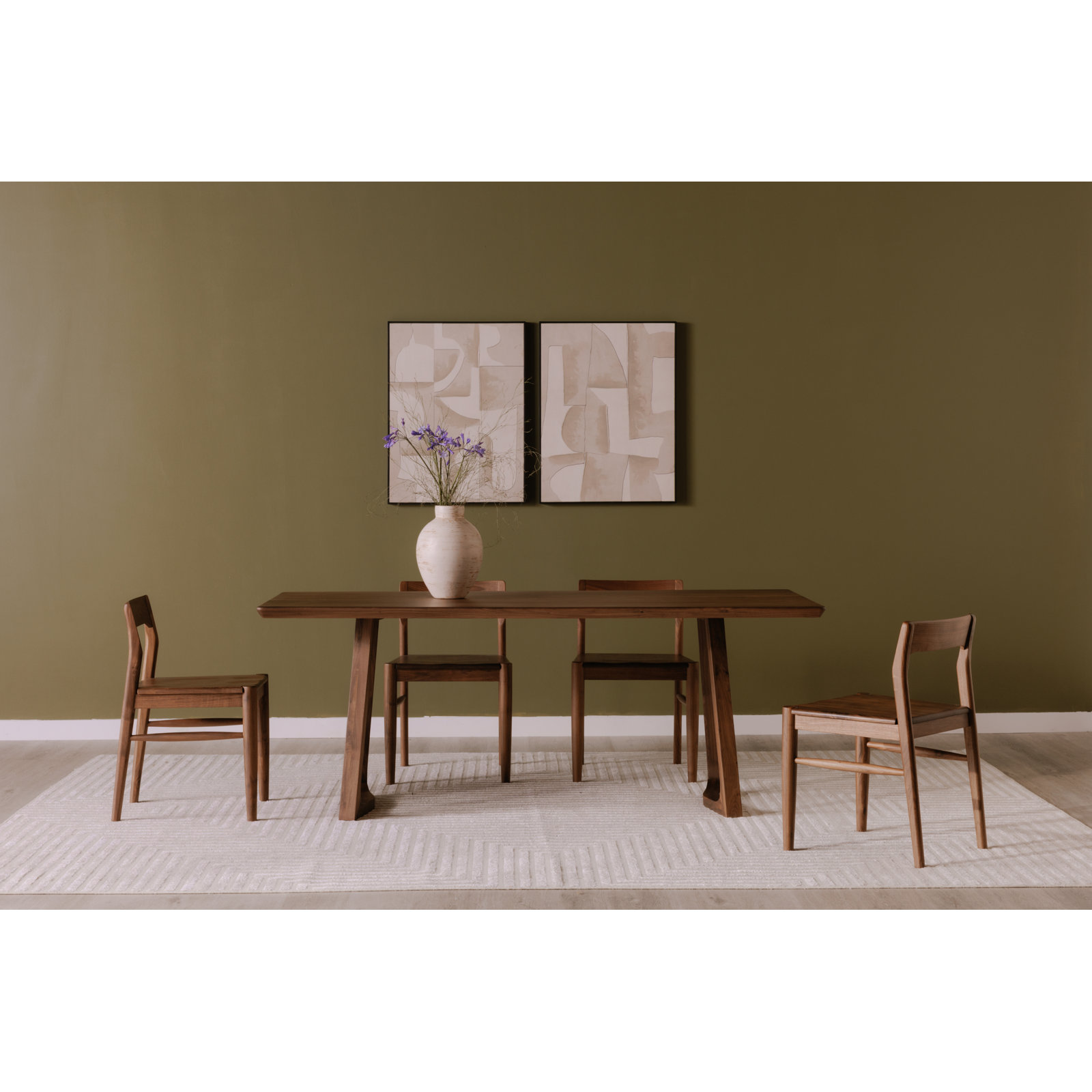 Krieger Dining Chair, Brown