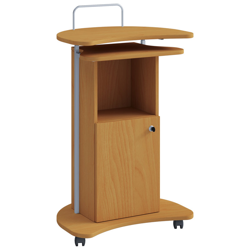 Truby 111cm Full Podium with Wheels, Light brown