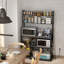 39.37'' Metal Standard Baker's Rack with Microwave Compatibility