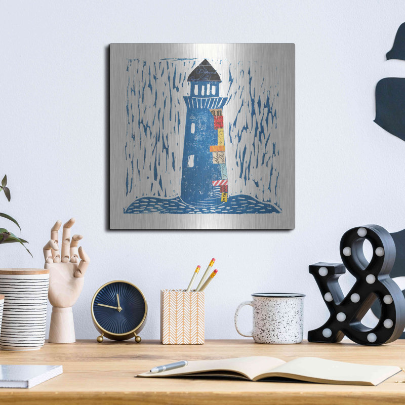 "Collage nautique II" par Courtney Prahl, H 12 po x l 12 po