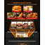 Four mural électrique encastré 24 po avec convection, vapeur, gril et friture à air - intérieur en acier inoxydable de 2,5 pieds cubes, contrôle par écran tactile, appareil de cuisine moderne (240 V)