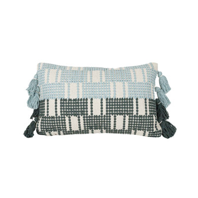 Modern Fringed Throw Pillow