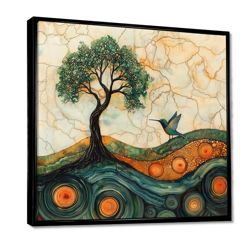 Loucks - Animals Canvas Art Print, Floater Framed Print without Mat, Black, 16" H x 16" W