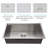 27'' L Single Bowl Stainless Steel Kitchen Sink