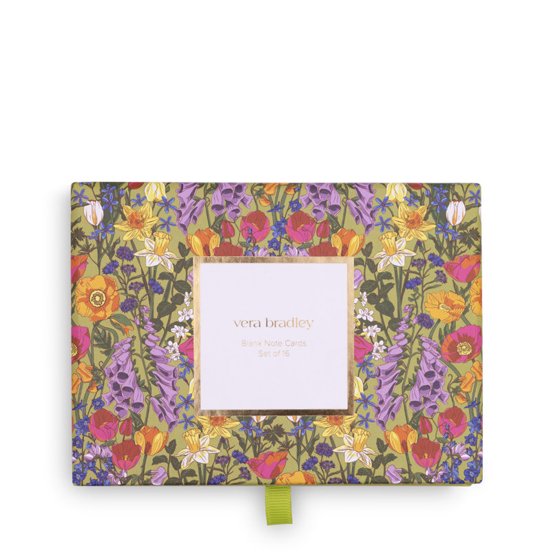 Ensemble de cartes vierges, bouquet de prairies