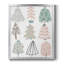 Arbre de Noël croquis I, toile de qualité supérieure, prête à être accrochée-479442755-479442754