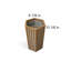Pot à fleurs Hexagon Colonne MD - Brun moyen-1639509970-1639509972