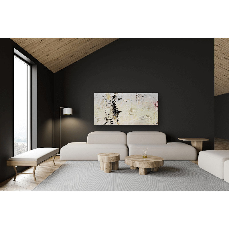 Ink Wax Paint II by John Beard - Artist Enhanced Canvas Print, 48" H x 24" W x 1" D, Unframed