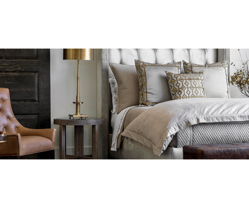 Kylie Silk Square Pillow Cover & Insert