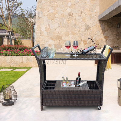 Metal Bar Cart