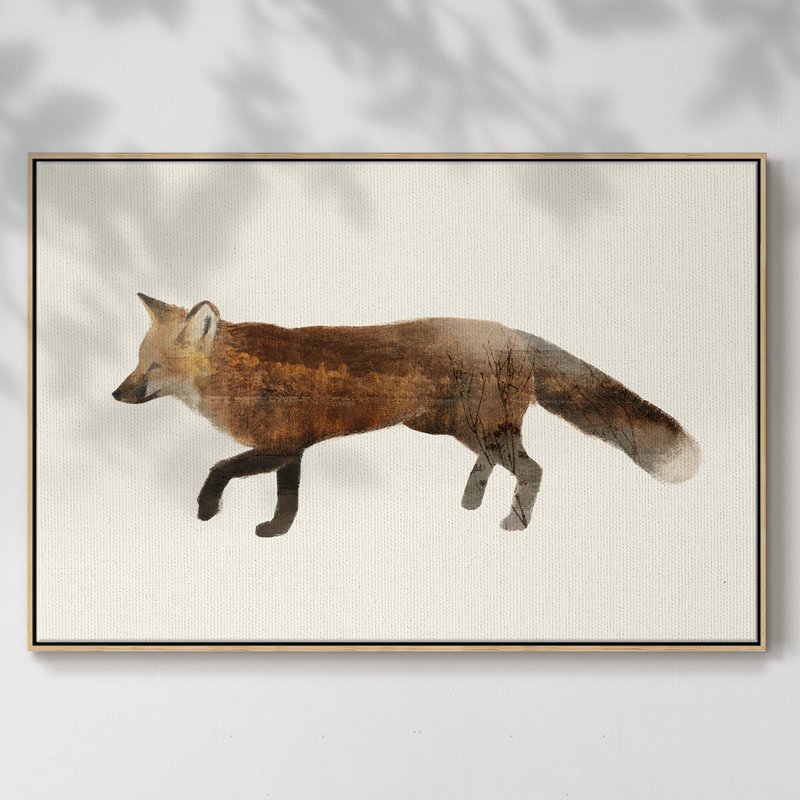 Toile encadrée de qualité supérieure The Wilderness VI - prête à être accrochée, H 17 po x l 25 po x P 2 po