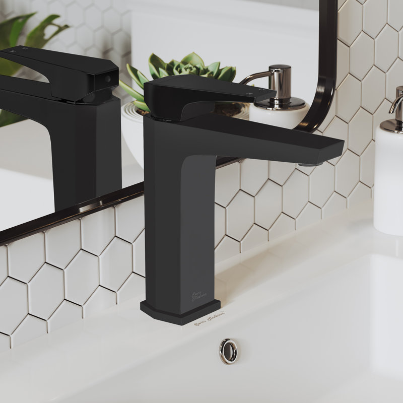 Voltaire Single Hole, Single-Handle, Bathroom Faucet, Matte Black