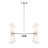 Kenyia 8-Light Chandelier in Chrome-125886831