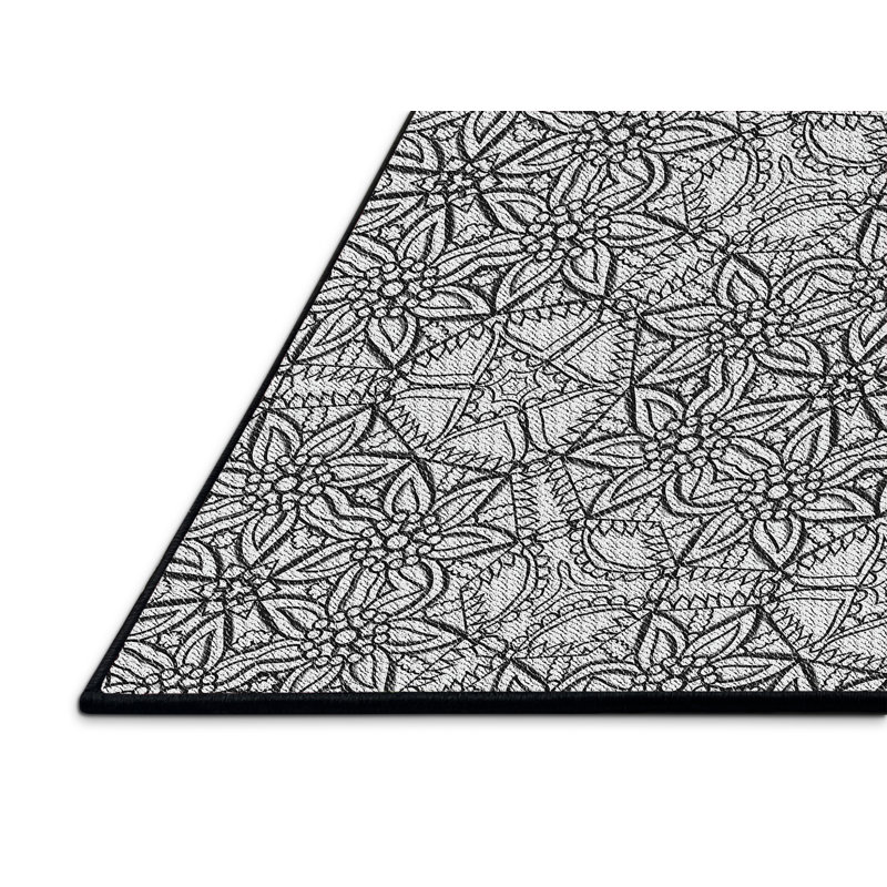 Floral Indoor Rug, Rectangle 4' x 6'