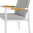 Urgeon Teak Premium All-Weather Wicker Outdoor Dining Armchair with Cushion-56436452-56436453