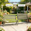Banc de jardin en bois, banc de parc pliable, banc d'extérieur Smart Design