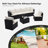 7-piece Modular Patio Conversation Sets with Cushions and Tempered Glass Table-1485790132