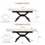Table de salle à manger extensible Modern