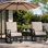 Fauteuil oscillant de véranda, chaise berçante berçante avec coussin amovible, structure en métal robuste, accoudoirs incurvés, chaise berçante extérieure pour jardin, cour, pelouse, ensemble de chaises berçantes pour patio 2
